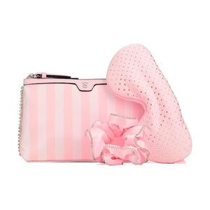 Victoria’s Secret Travel Kit Gift Set Heritage Stripe NIB
